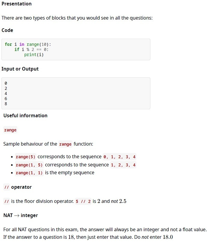 python mixed practice questions: 1000 qs | pdf |... Practise Quiz for Intro to python from Question Paper : 2025 Apr13: IIT ...